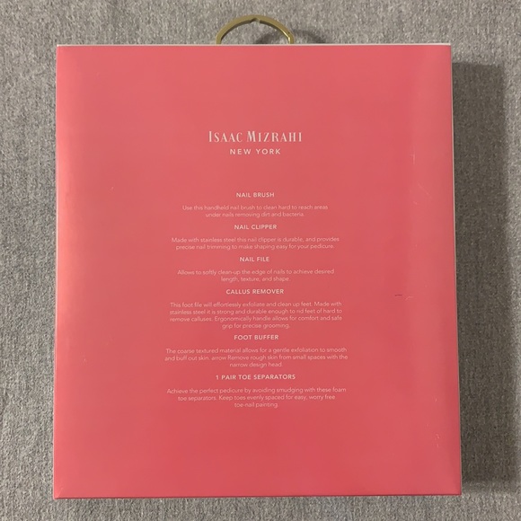 NWT Isaac Mizrahi Pedicure Kit - Picture 7 of 8